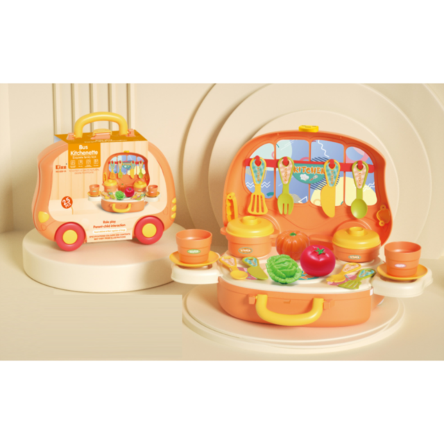 Set de Bucătărie Portabil pentru Copii „Bus Kitchenette”