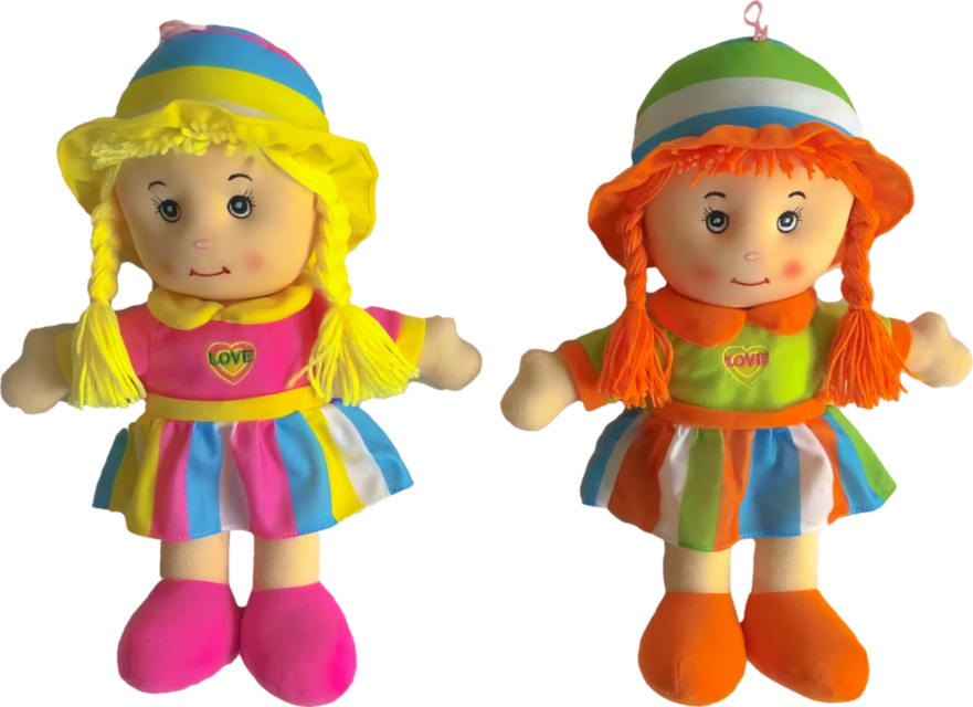 Păpușă Moale din Material Textil, 36cm 