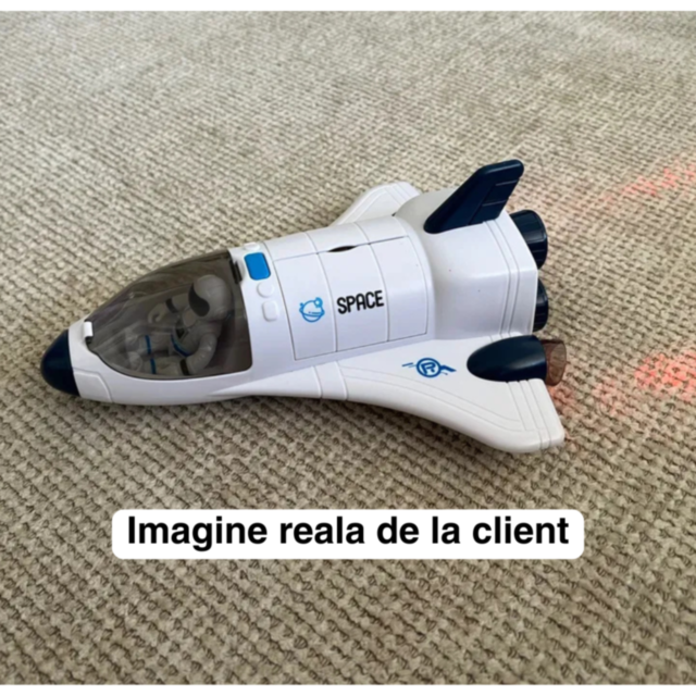 Set navetă spațială cu astronaut și efecte sonore