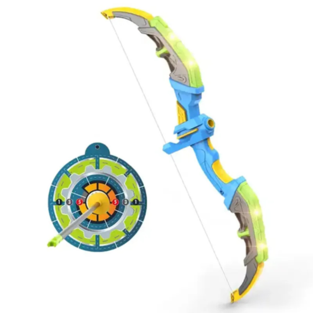 Set Arc și Țintă de Antrenament – Jucărie Interactivă de Tir pentru Copii