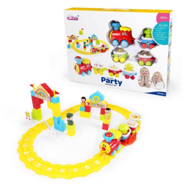 Trenulețul Copiilor - Joc de Construcție și Distracție