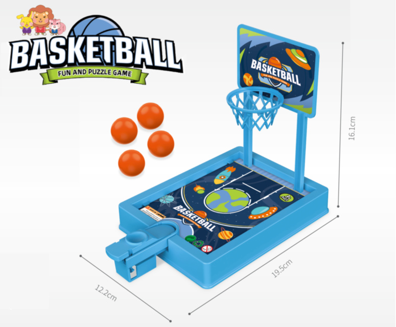 Joc Mini Baschet cu Catapultă – Jucărie de Îndemânare și Distracție pentru Copii (culoare aleatorie)