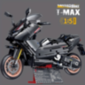 Motocicletă T-MAX de Asamblat – 1282 Piese, Set Detaliat pentru Copii și Colecționari