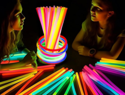 Set 50 Bețișoare Luminoase Glow Party Colorate | image