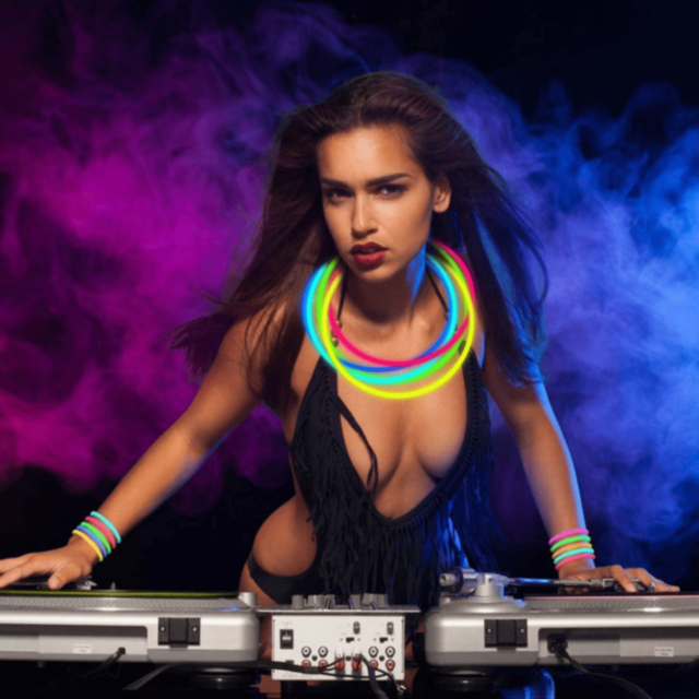 Set 50 Bețișoare Luminoase Glow Party Colorate