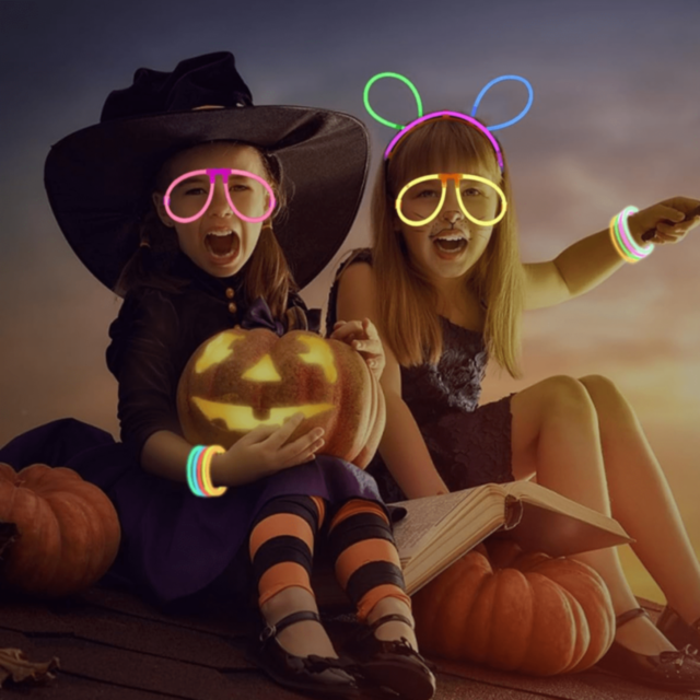 Set 50 Bețișoare Luminoase Glow Party Colorate