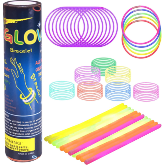 Set 50 Bețișoare Luminoase Glow Party Colorate