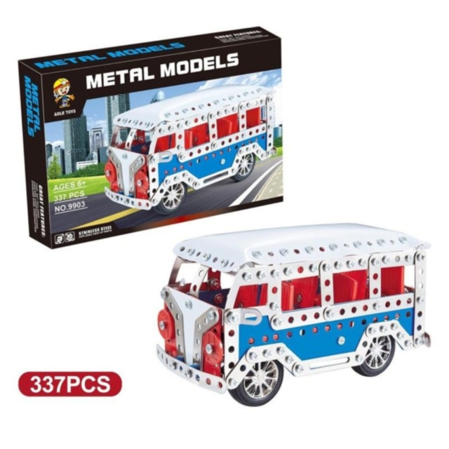 Constructor metalic microbuz 337 piese diy