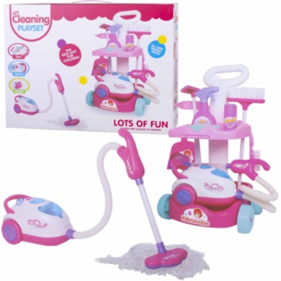 Mega Set de Menaj cu Troler și Aspirator Electric | image