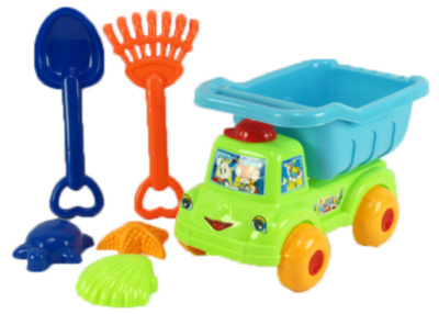 Camion cu 5 Accesorii de Nisip, 29cm | image