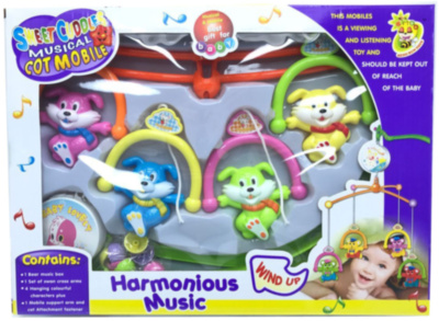 Carusel Muzical pentru Pătuc cu Animale (mecanic) | image