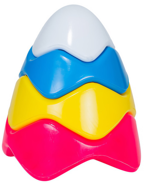 Piramida Multicoloră, 15cm