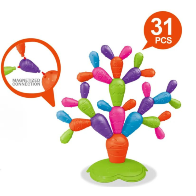 Cactus Magnetic Educativ 31 Piese - Distracție și Dezvoltare