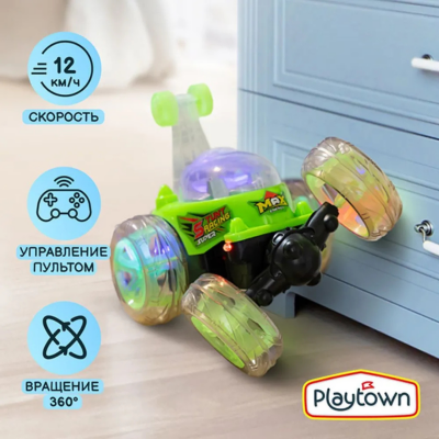 Mașină de Cascadorii cu Efecte Luminoase și Sunet, 49MHz, Control la Distanță | image