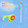Microfon și Boxă Muzicală pentru Copii cu Suport Reglabil