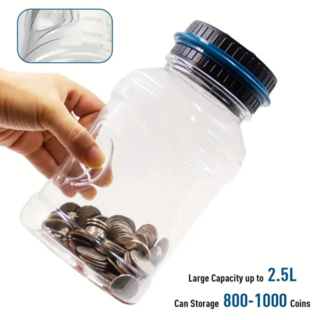 Pușculiță Digitală cu Numărătoare de Monede – Economisire Simplă și Distractivă