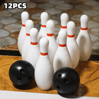 Set Bowling cu 12 Popice și 2 Mingi | image