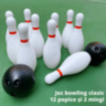 Set Bowling cu 12 Popice și 2 Mingi