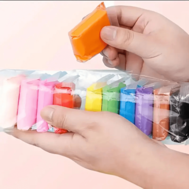 Set 24 Culori Plastilină Inteligentă pentru Modelaj