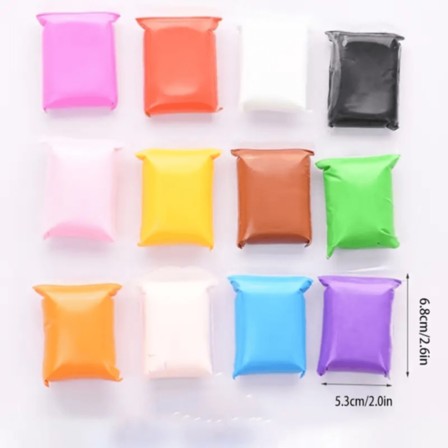 Set 24 Culori Plastilină Inteligentă pentru Modelaj