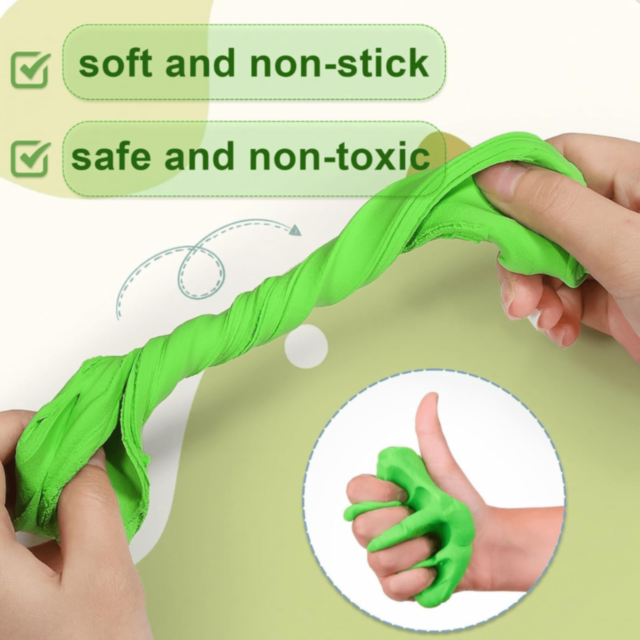 Set 24 Culori Plastilină Inteligentă pentru Modelaj