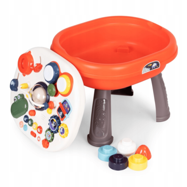 Masă Interactivă Educațională 3 în 1 cu Sunete, Lumini și Activități Tactile 