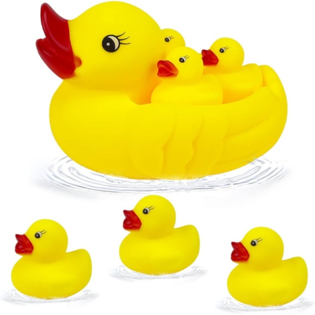 Set rățuște pentru baie mamă și 3 pui