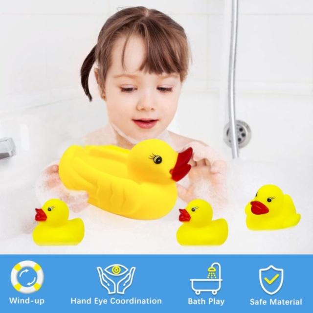 Set rățuște pentru baie mamă și 3 pui