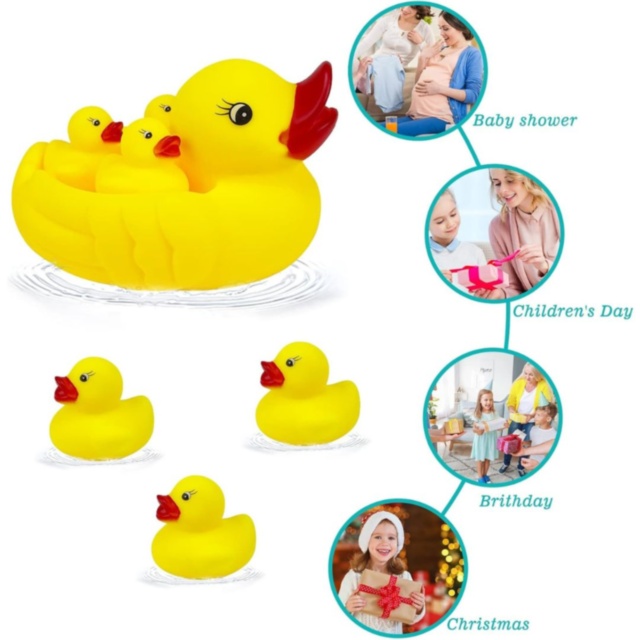 Set rățuște pentru baie mamă și 3 pui