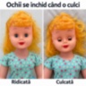 Păpușă mare de 74 cm, cu muzică și rochiță