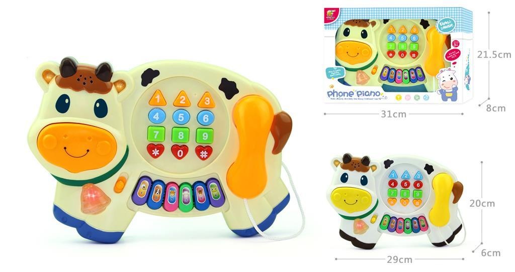 Telefon Muzical cu Animale și Lumini