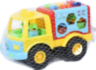 Camion cu Figuri Geometrice de Stivuit, 33cm  