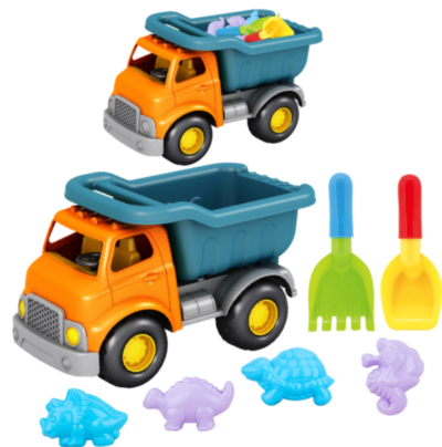 Camion cu 6 Accesorii de Nisip, 29cm | image