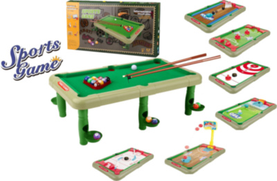 Set 7 în 1(biliard, baschet, bowling, hochei, golf, fotbal, air hockey ) | image