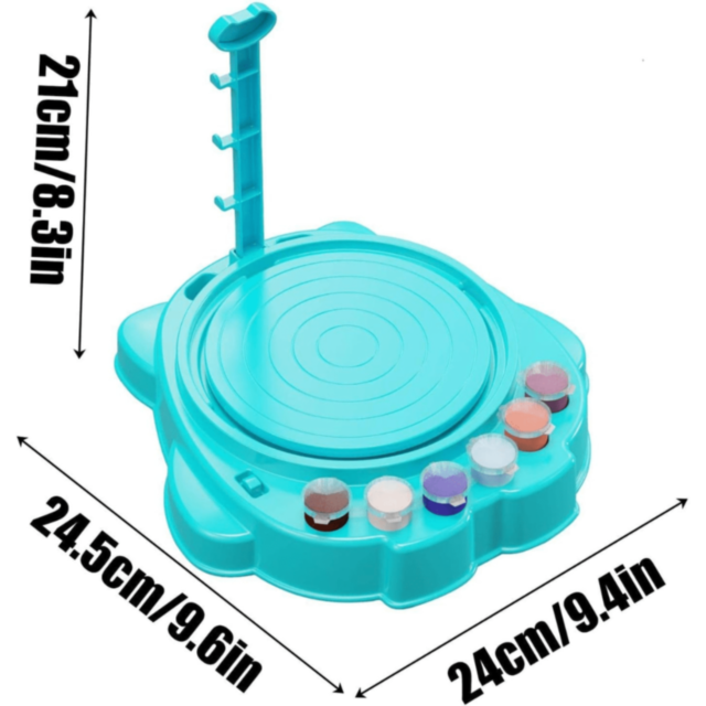 Set Olărit pentru Copii cu Lut, Culori și Unelte (culoare aleatorie)