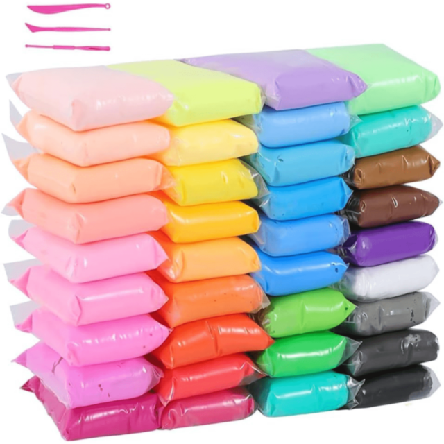 Set Plastilină Ușoară Super Light Clay 36 Culori