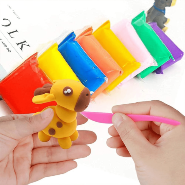 Set Plastilină Ușoară Super Light Clay 36 Culori