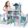 Casă de păpuși mare cu accesorii și figurine