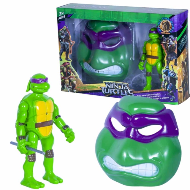 Set  Țestoasele Ninja  cu Mască și Figurină