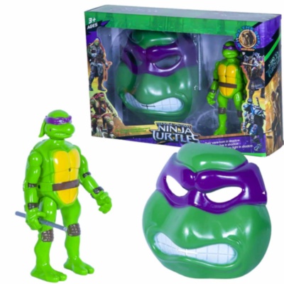 Set  Țestoasele Ninja  cu Mască și Figurină | image