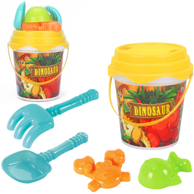 Găletușă cu 5 Accesorii de Nisip, 30cm