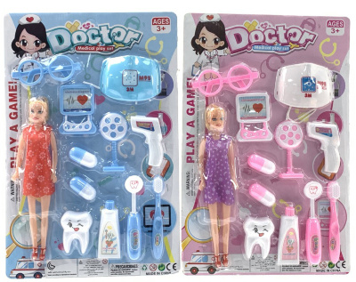 Trusa Doctorului cu Păpușică și 11 Obiecte | image