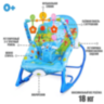 Balansoar pentru Bebeluși cu Vibrații și Jucării – Model Muzical Reglabil max.18kg