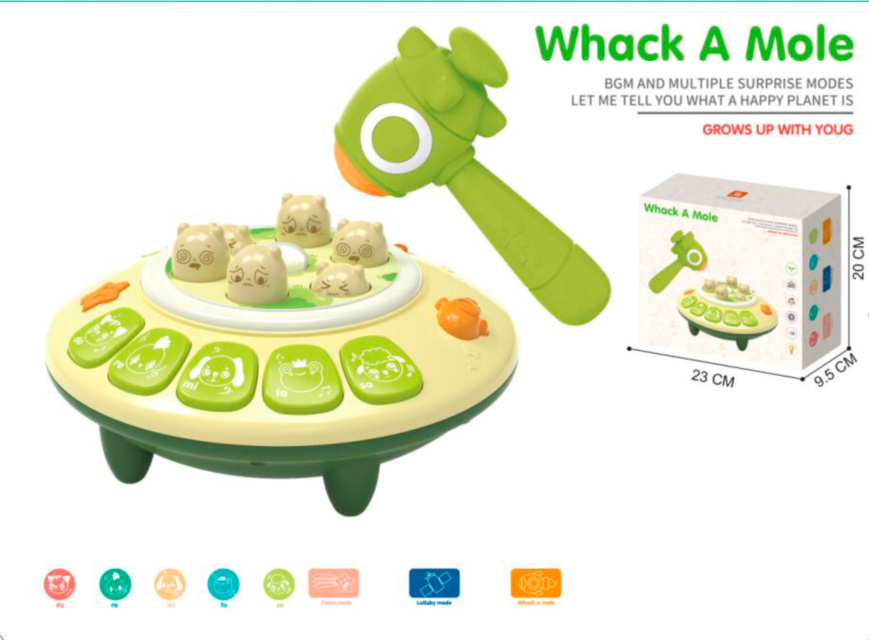 Joc de Lovit Cârtițele "Whack A Mole" - Învățare prin Joacă