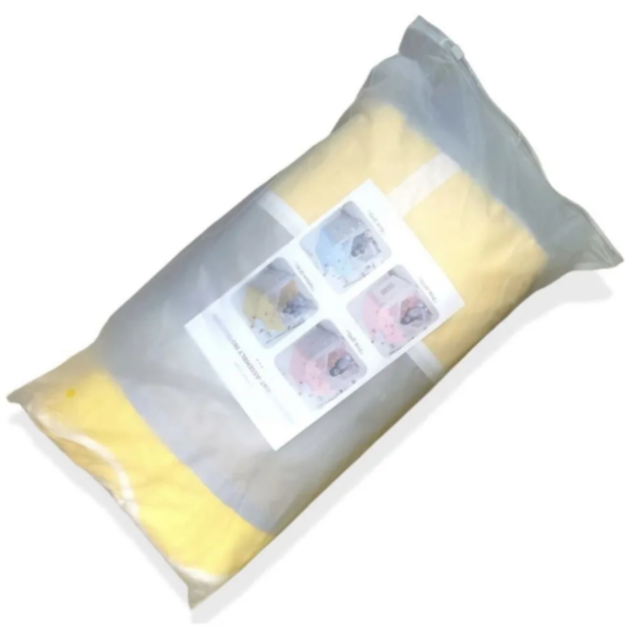 Căsuță de Joacă pentru Copii, Tip Căsuță Galbenă cu Ferestre și Draperii, Design de Poveste