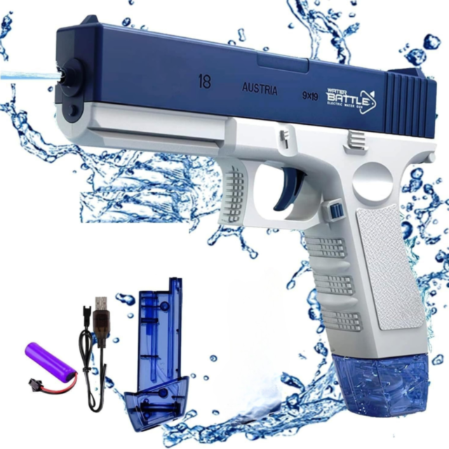 Pistol Electric cu Apă Reîncărcabil (roșu)