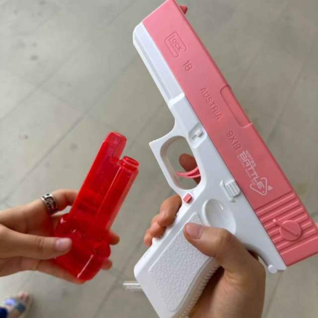 Pistol Electric cu Apă Reîncărcabil (roșu)