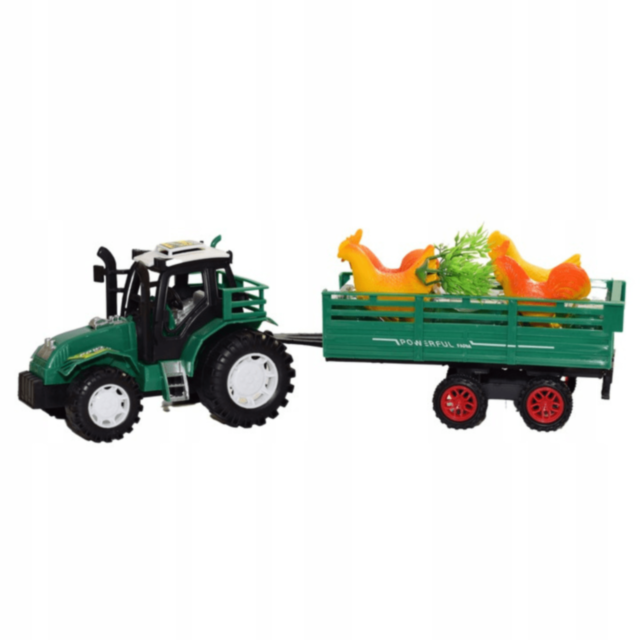 Tractor cu Remorcă și Animale pentru Copii