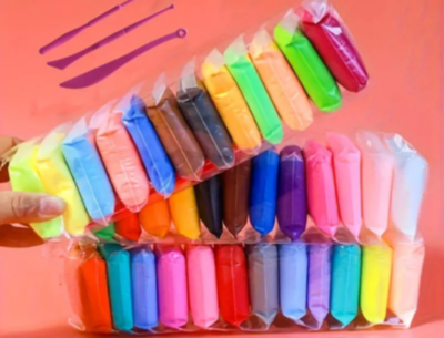 Set Plastilină Ușoară Air Dry Clay 12 Culori | image