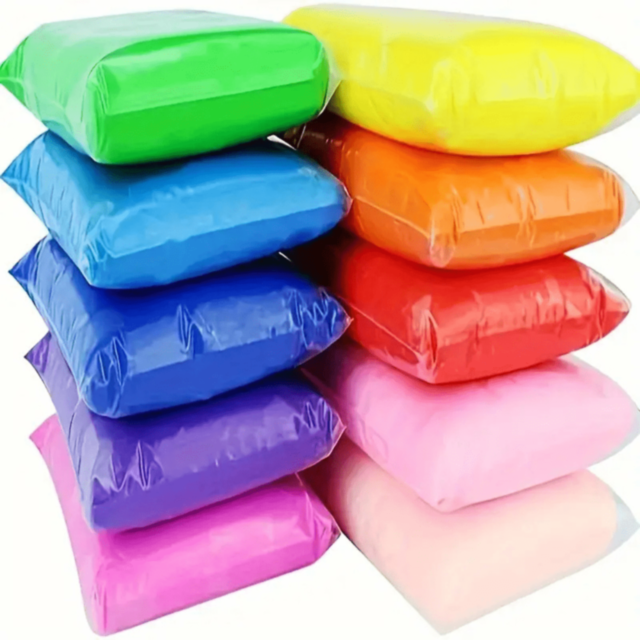 Set Plastilină Ușoară Air Dry Clay 12 Culori